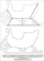 Our plans for the sleigh shown in the photo.  Click for a full-page pdf.