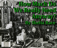 How Much Do We Really Need, Anyway?