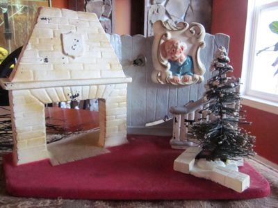 This is the animated Christmas decoration that Denise wanted to restore for her husband.  Click for a bigger photo.