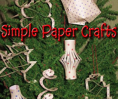 Simple Paper Crafts from Family Christmas Online<sup><small>TM</small></sup>