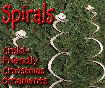 Spiral Ornaments, a Simple Paper Craft