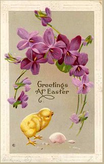 Spring imagery is often associated with Easter because the events Christians celebrate took place in the spring.