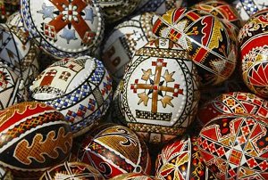 Pasche eggs from Russia, where they've never heard of Eostre or anyone like her.